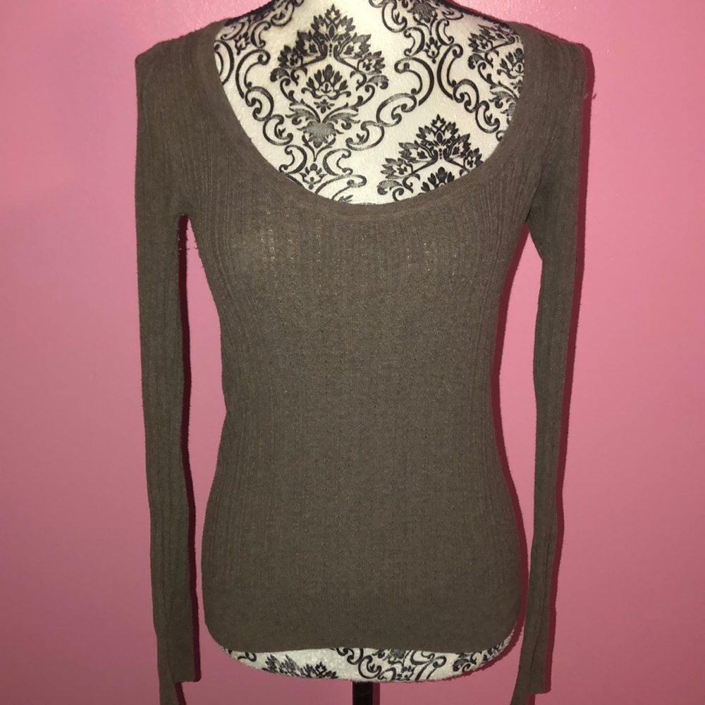 Victoria's Secret Ribbed Longsleeve Medium